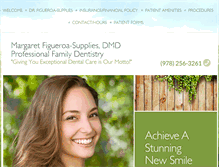 Tablet Screenshot of chelmsforddentist.com